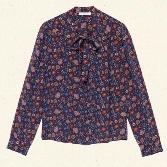 DOEN JOSSELINE TOP IN MIDNIGHT RIVIERA MEDALLION, brand new, without tags. - Picture 5 of 12